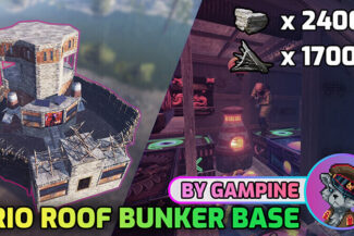 Rust Guides | Trio Roof Bunker Base